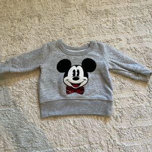 Baby Gap Mickey Mouse Sweatshirt 3-6 Months